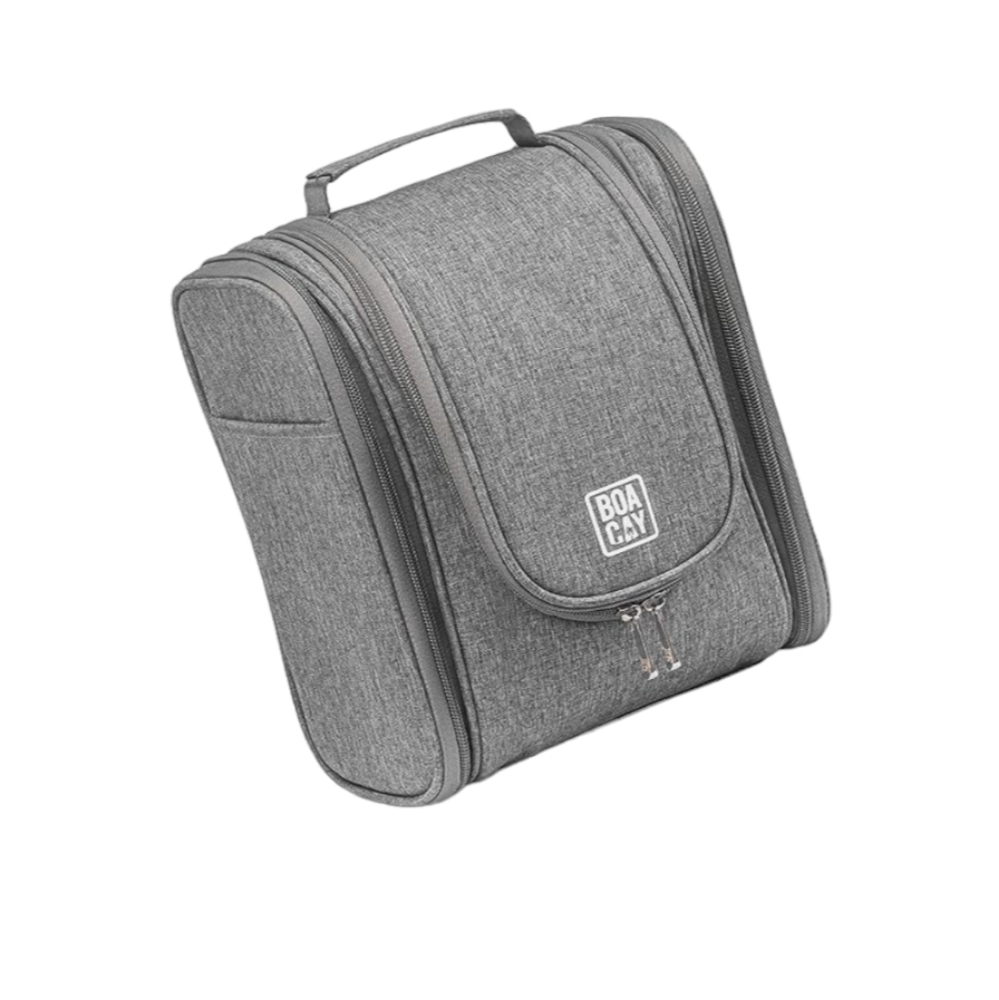 Large Gray Toiletry Bag